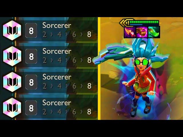 8 SORCERER ZOE 3 STAR IS BEYOND BROKEN ⭐⭐⭐ TFT SET 13