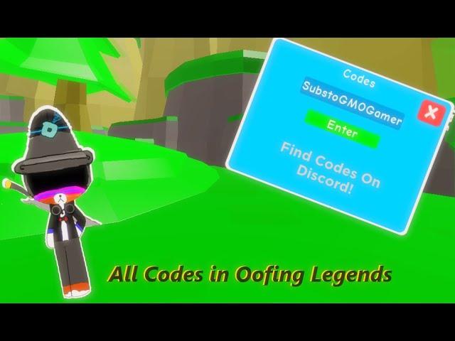 All Codes in Oofing Legends (Roblox)