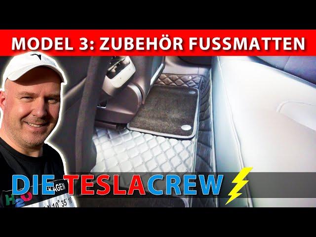 Tesla Model 3 SR+ | Zubehör-Fußmatten besser als die originalen!