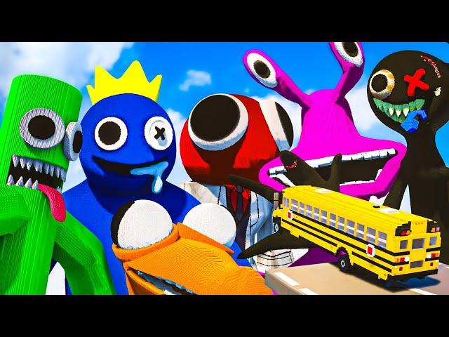 Cars vs Rainbow Friends | Teardown