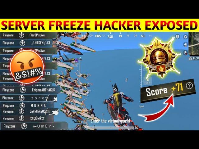  DAY - 12  SERVER FREEZE HACKER EXPOSED   || BGMI SOLO CONQUEROR PUSH TIPS AND TRICKS C5S15