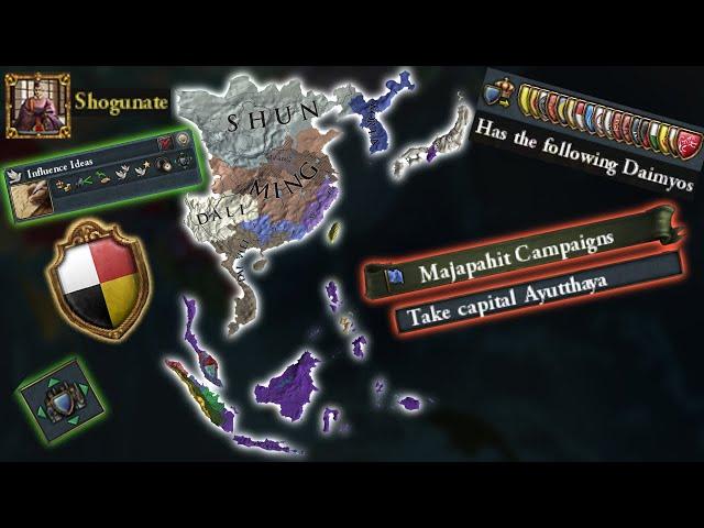 Majapahit Shogunate VASSAL SWARM Guide (EU4 1.37)