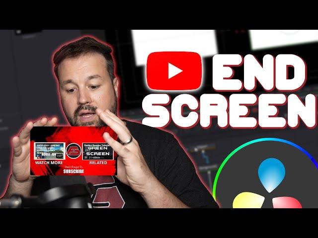 Custom YouTube End Screen in Davinci Resolve | Fusion Tutorial