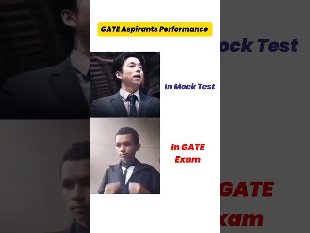 Mock test vs GATE 