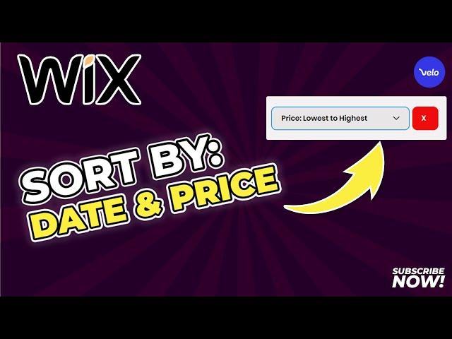 Velo by WIX: Sort Repeater by Price & Date using Dropdown | 2021 | Wix Ideas