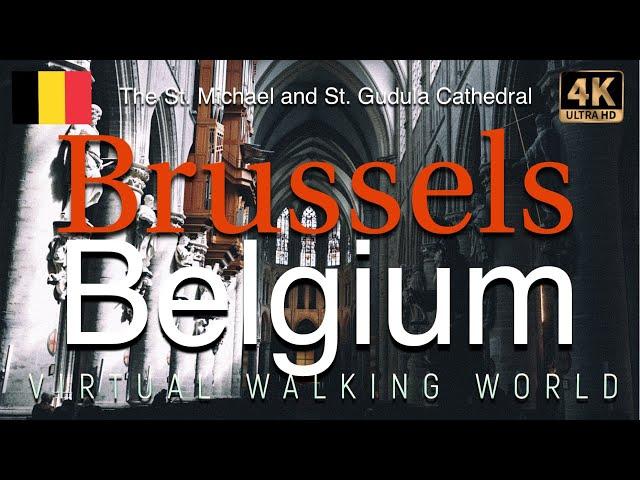 Brusseles, Belgium | The St. Michael and St. Gudula Cathedral