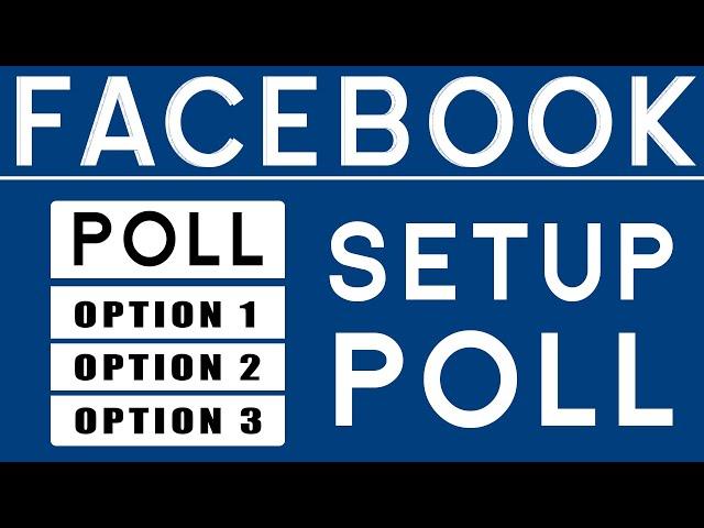 How To Create Faceook Poll  Create Poll On Facebook in 2022