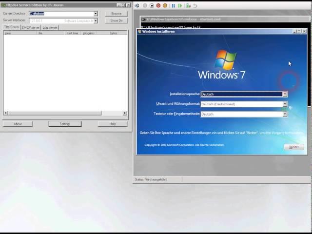 PXE Server unter Windows einrichten Setup