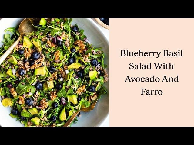 Blueberry Basil Salad Recipe | Daisybeet