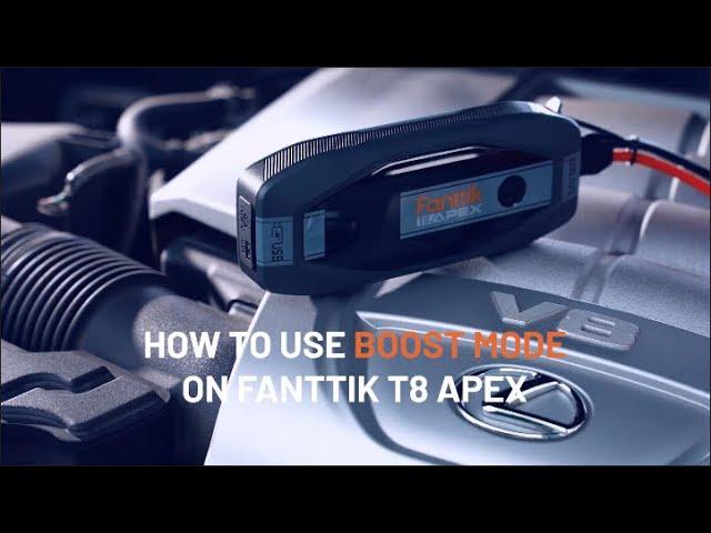 HOW TO USE BOOST MODE ON FANTTIK T8 APEX JUMP STARTER