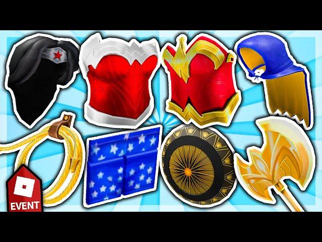 HOW TO GET ALL 8 ITEMS in WONDER WOMAN EVENT 2020!! *COMPLETING ALL MISSIONS!* (Roblox)