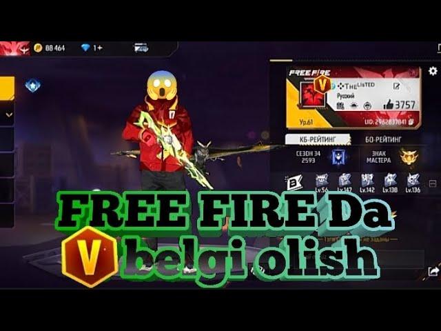 | Free fire ga | V belgi olish  | Kapiravat orqali |