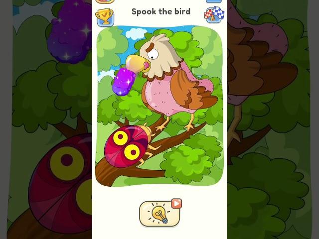 #Dop5 Spook the bird level 167 #shorts #gaming #funny #song #viralvideo #puzzle