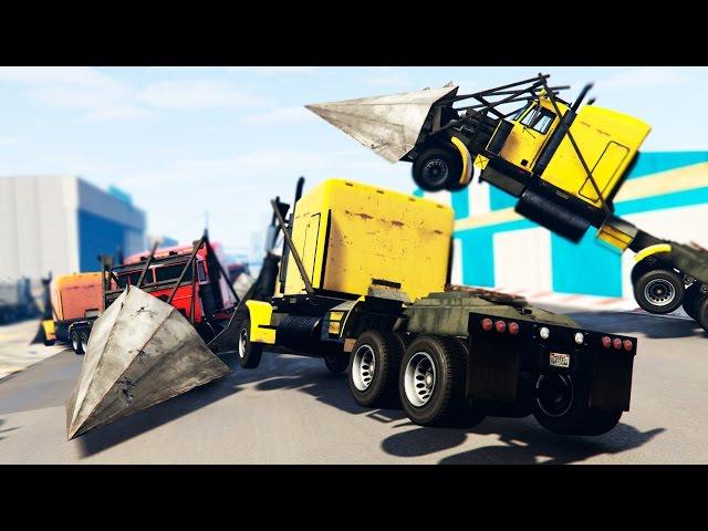 99 АДСКИХ КРУГОВ НА ТАРАНАХ В GTA 5 ONLINE ( ГТА 5 ОНЛАЙН ГОНКИ )