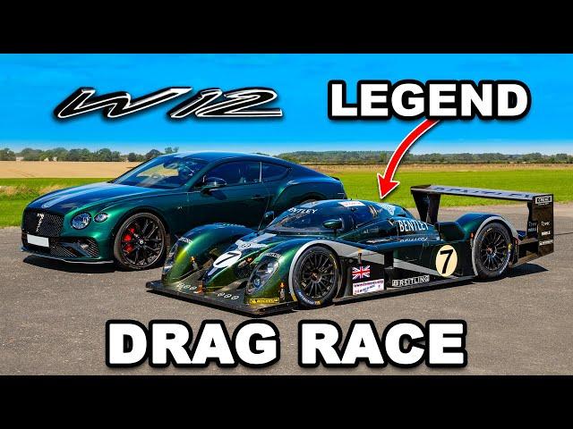 Le Mans Winner v Bentley W12: DRAG RACE