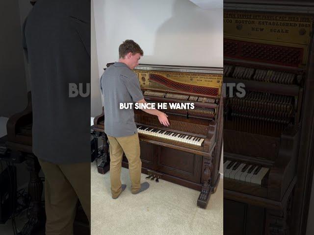 Fixing a broken piano