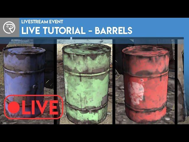 Live - UE4 Tutorial - Barrels