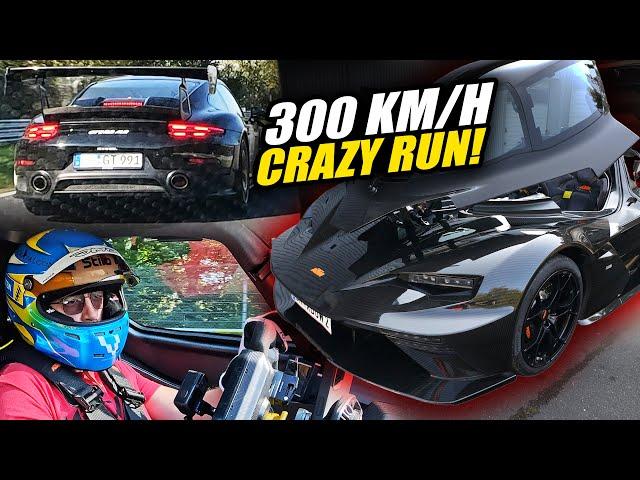 300+ km/h Chase!KTM X-BOW GT XR x GT2 RS MR // Nürburgring