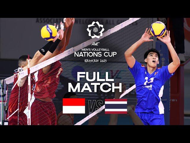 Indonesia  vs. Thailand - Pool Play | AVC Men's Nations Cup 2025