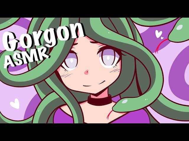 Meeting A Sweet Gorgon  Monster Girl ASMR Roleplay F4A (reverse comfort, hissing & snake sounds)