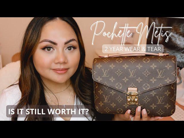 LOUIS VUITTON POCHETTE METIS | 2 YEAR WEAR & TEAR REVIEW