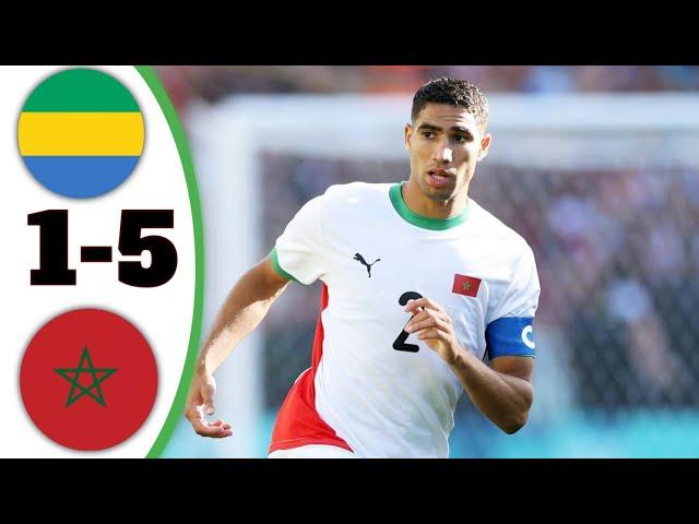 Gabon Vs Morocco 1-5 All Goals Highlight Africa World Cup Qualifier 2026