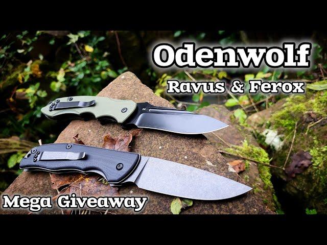 Odenwolf Ravus und Ferox EDC Taschenmesser neu im Baukasten mit mega Doppel Giveaway