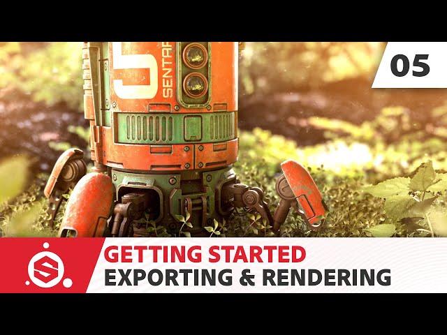 Substance Painter 2021 Getting Started - Part 05 - Exporting & rendering | Adobe Substance 3D