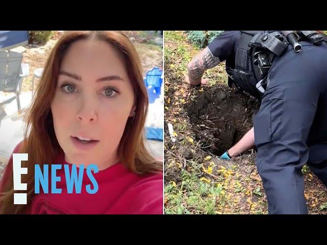 TikToker Katie Santry’s Viral Videos of A Buried Rug In Her Yard SPARKS Investigation | E! News