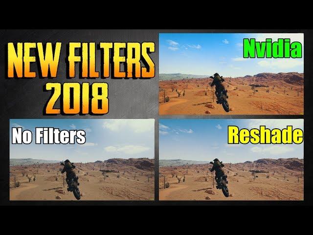 PLAYERUNKNOWN'S BATTLEGROUNDS NVIDIA FREESTYLE RESHADE SETTINGS! NEW FILTER SETTINGS! PUBG LIVE!