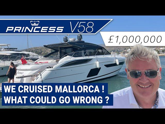 £1M Princess V58 - We circumnavigated Mallorca, living onboard with our kids. What could go wrong?