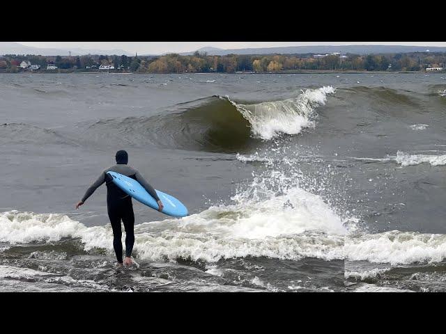 Astonishing SURF Discovering "4-6ft" Lake Champlain!?