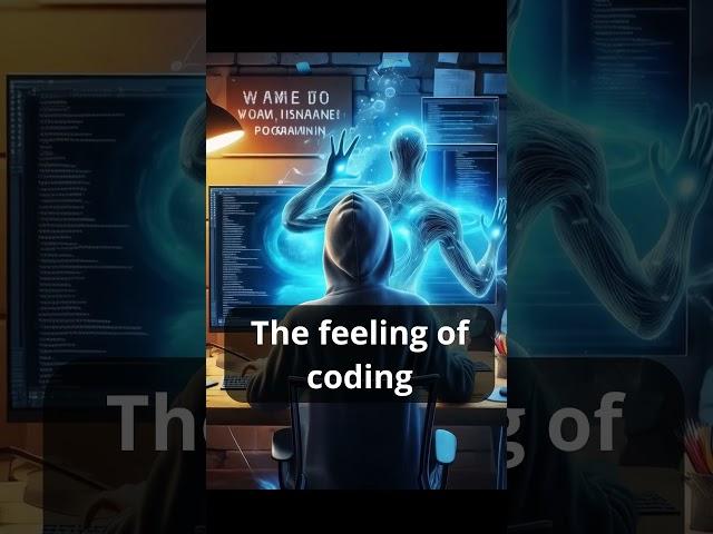 The feeling of coding #coding #programming #thefeeling