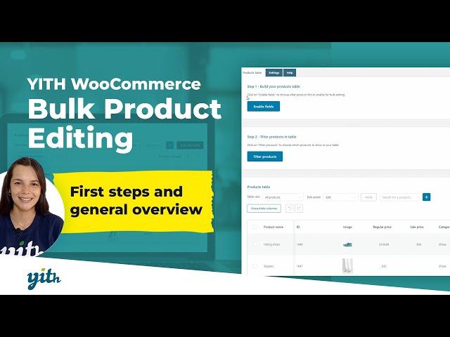 First steps and general overview - YITH WooCommerce Bulk Product Editing