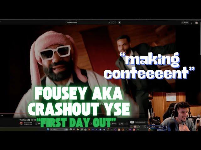 REACTING TO FOUSEY'S NEW SONG "FIRST DAY OUT"