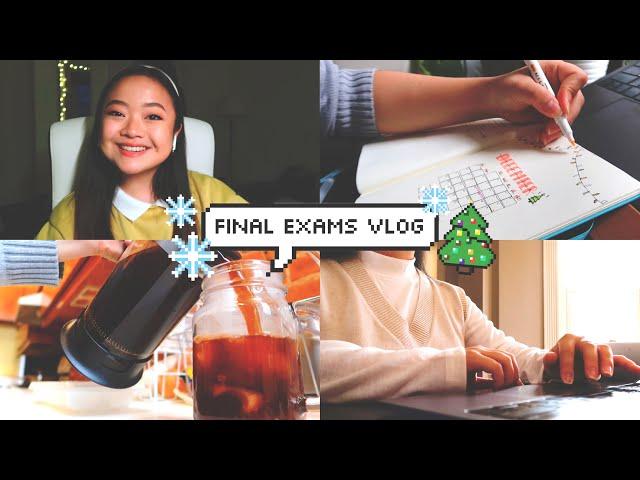 fall 2020: college finals week VLOG || harvard premed⭐️