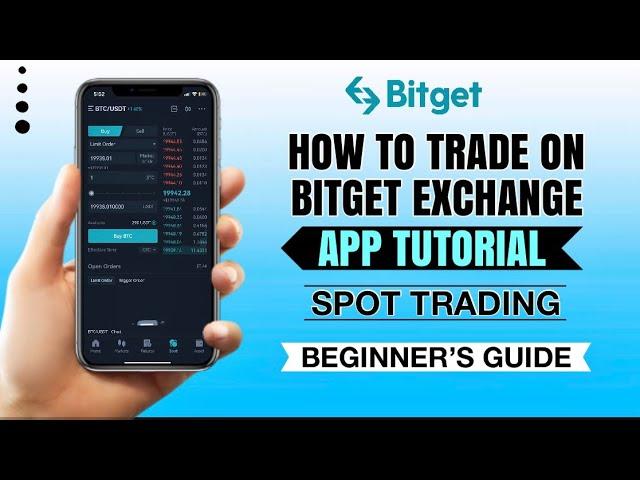 How to TRADE on BITGET mobile app for BEGINNERS | Spot Trading Tutorial