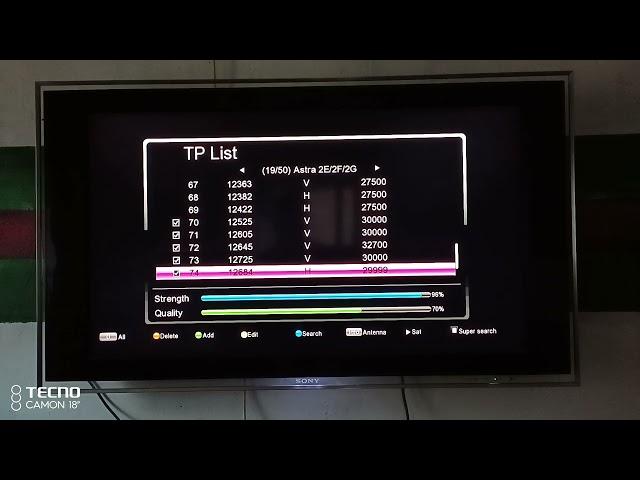 How to scan your new multi Tv decoder.