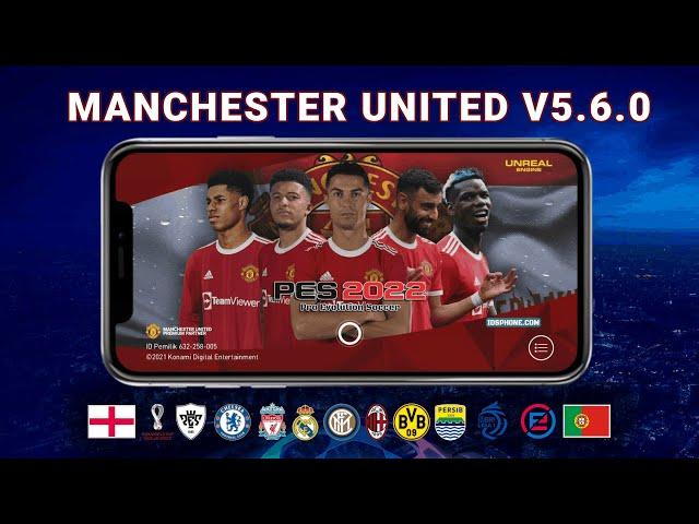 MANCHESTER UNITED PATCH PES 2021 V5.6.0 MOBILE BY IDSPHONE