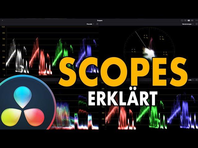 Arbeiten mit SCOPES | Richtig INTERPRETIEREN und VERSTEHEN | DaVinci Resolve 17 Tutorial (DEUTSCH)