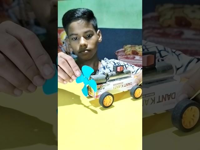 How to make fan car with dc motor || Fan gadi kaise banaen #hackerpritam #shorts