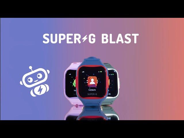 Gudrutis Super-G Blast - išmanieji laikrodžiai-telefonai vaikams