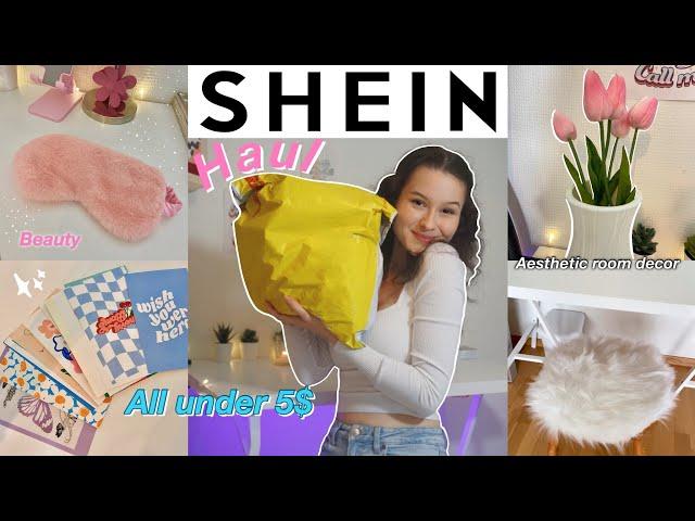 SHEIN HAUL | Under 5$ aesthetic/Pinterest decor, beauty & more