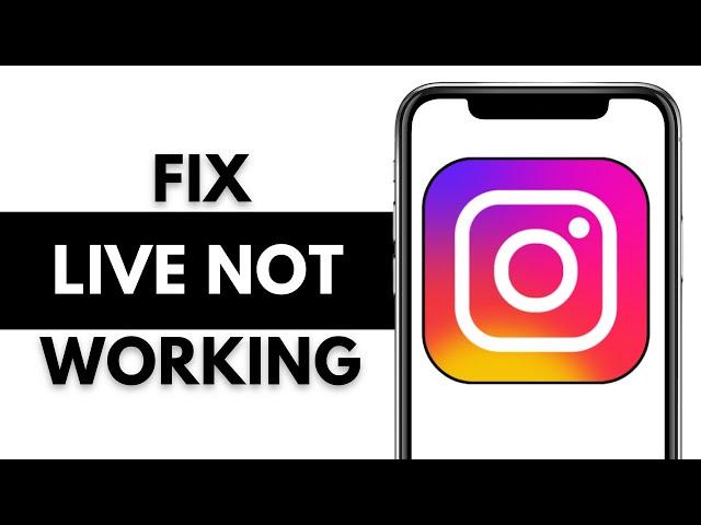 Instagram Sorry There was an error with Your Broadcast Problem | Fix Instagram Live Not Working