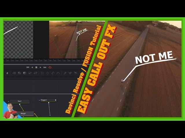 Davinci Resolve 17 Tutorial The Easy Call Out Text Effect