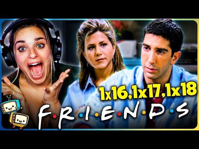 FRIENDS (1994) Season 1 Episodes 1x16 1x17, and 1x18 Reaction! | First Time Watch!