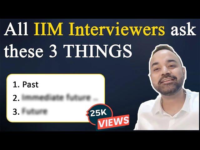 IIM Interview Preparation | WAT PI Preparation | How to Crack MBA Interviews