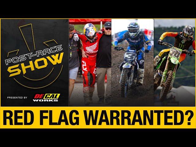 Red Flag Warranted? Prado's Woes, Hymas Knee, & More | Vital MX Post-Race Show