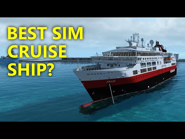 BEST Cruise Ship in a Ship Simulator Game? MS Fram Virtual Sailor NG