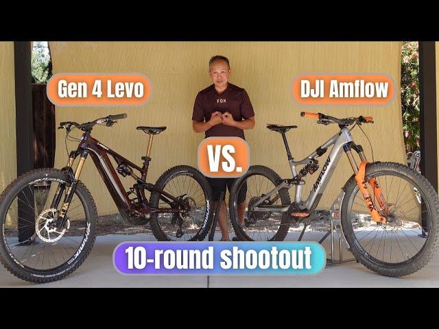 Specialized Gen 4 Levo vs. DJI Amflow Pro Carbon - 10 round shootout to determine best emtb of 2025